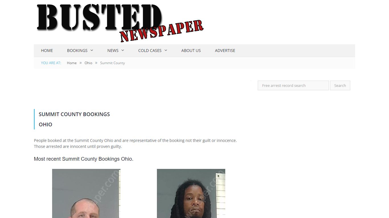 Summit County, OH Mugshots - BUSTEDNEWSPAPER.COM